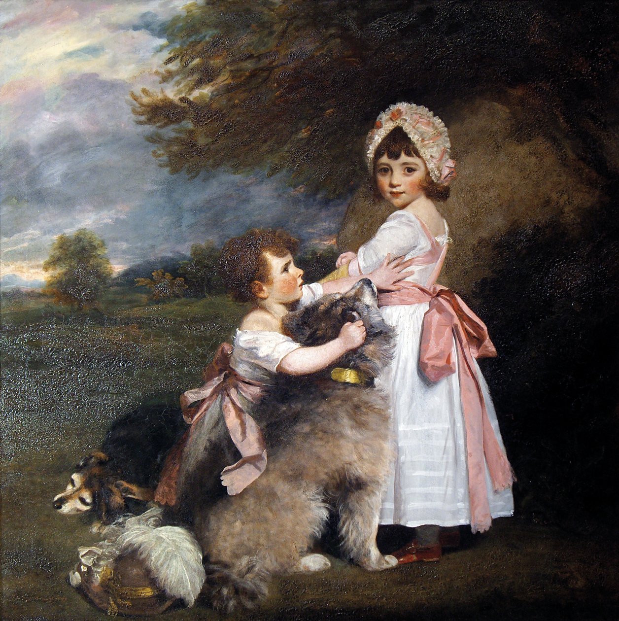 Markýz z Granby a lady Elizabeth Manners jako děti od Joshua Reynolds