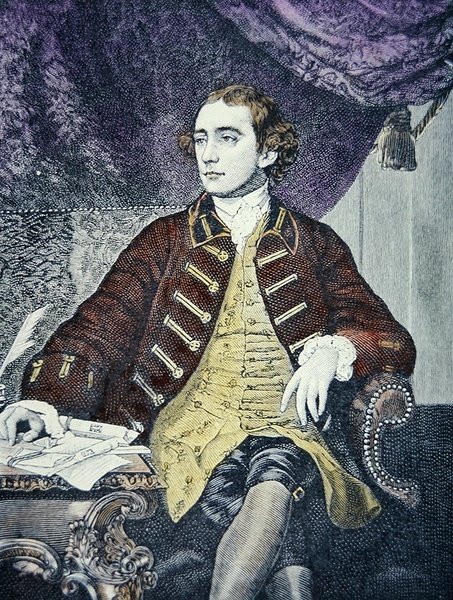 Warren Hastings (barevná litografie) od Joshua (after) Reynolds