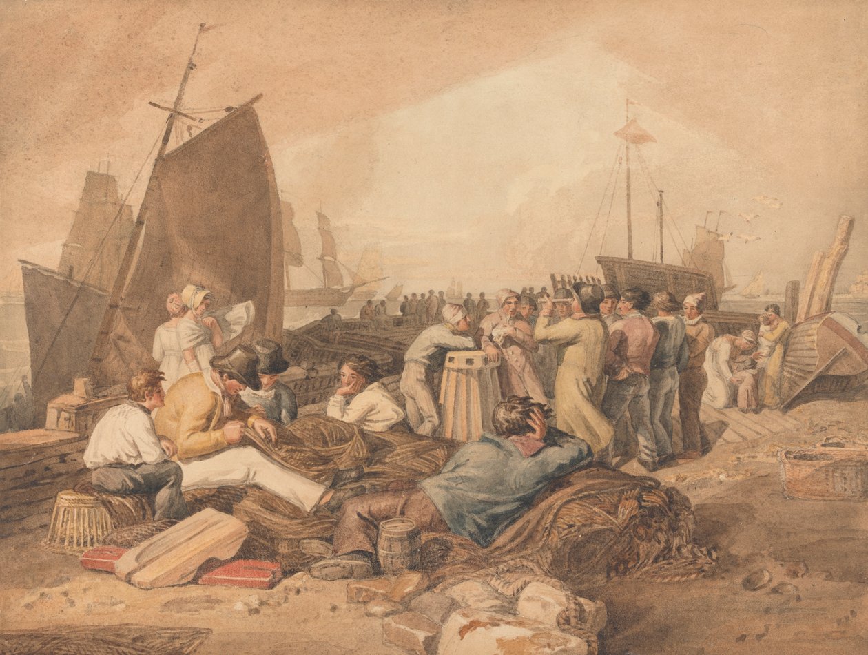 Doverské molo od Joshua Cristall