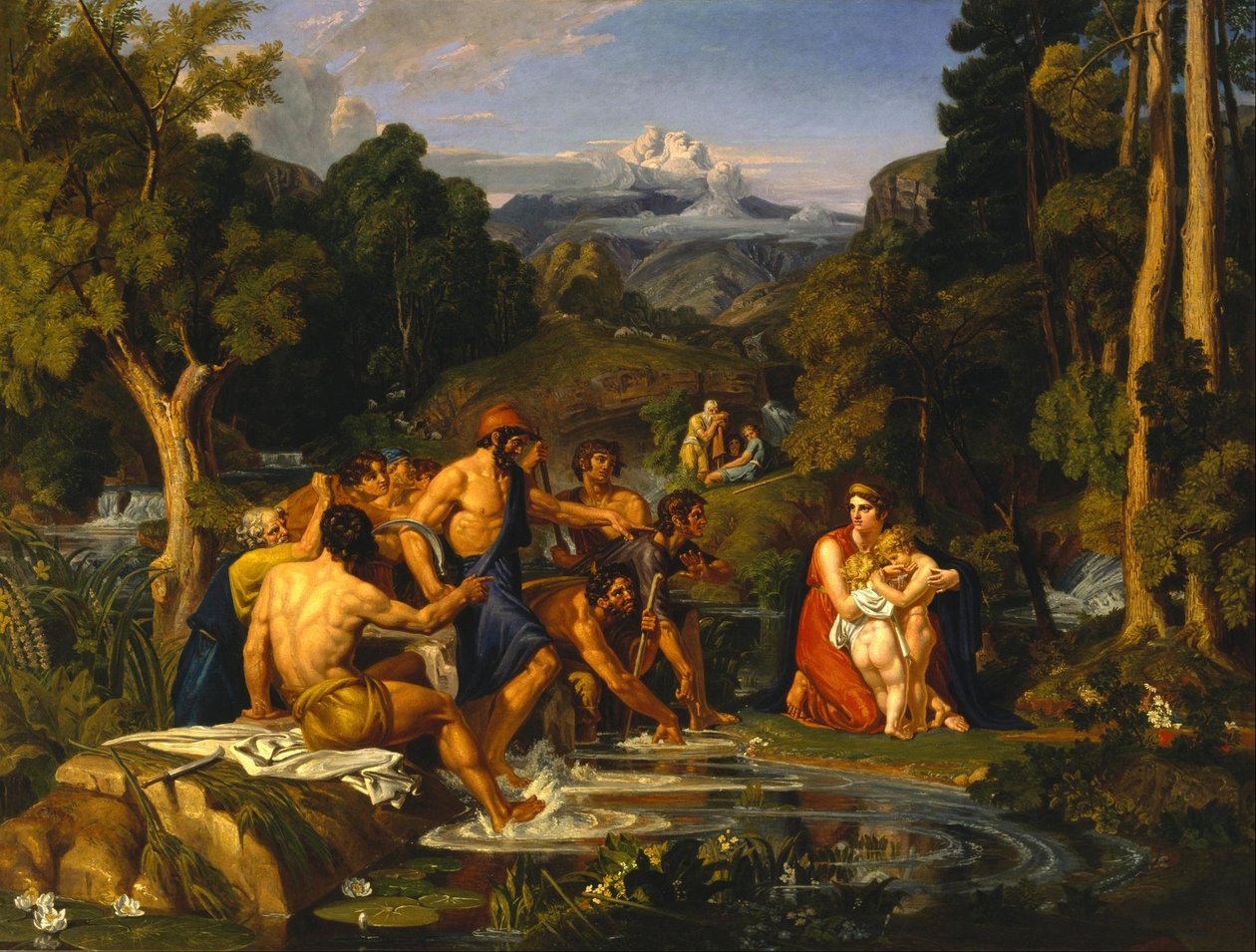 Latona a lykijští rolníci od Joshua Cristall