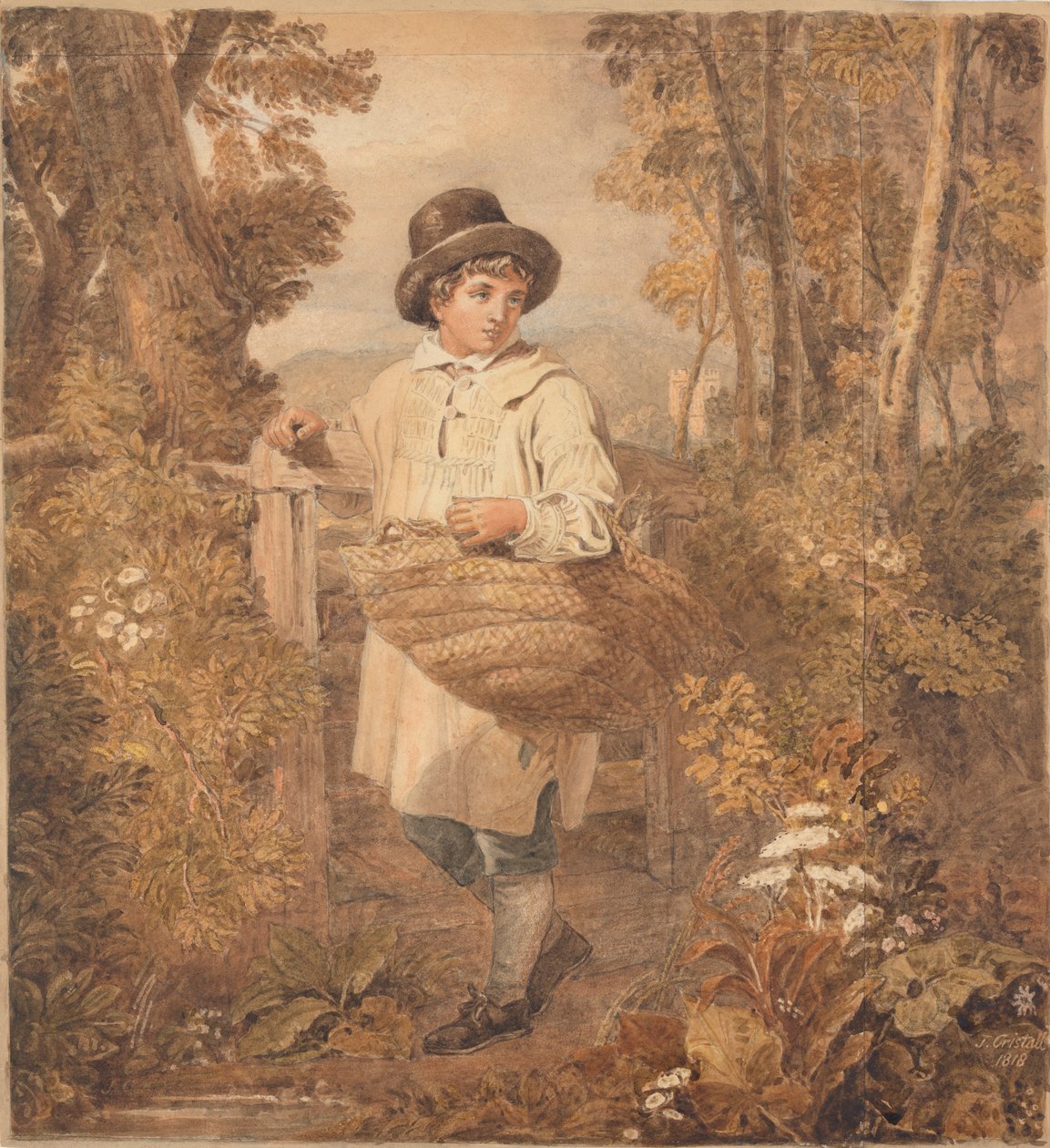 Mladý dřevorubec od Joshua Cristall