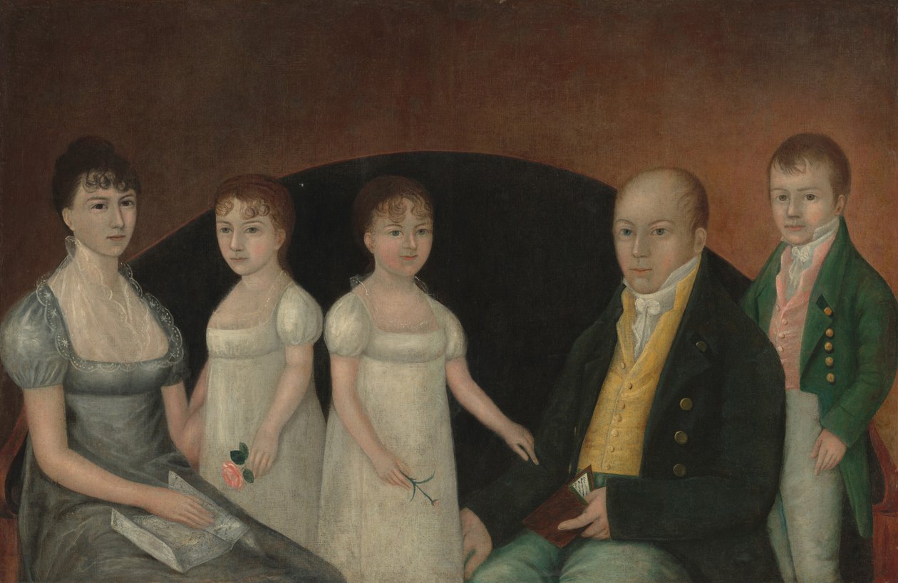 Rodinná skupina, c. 1800. od Joshua Johnson