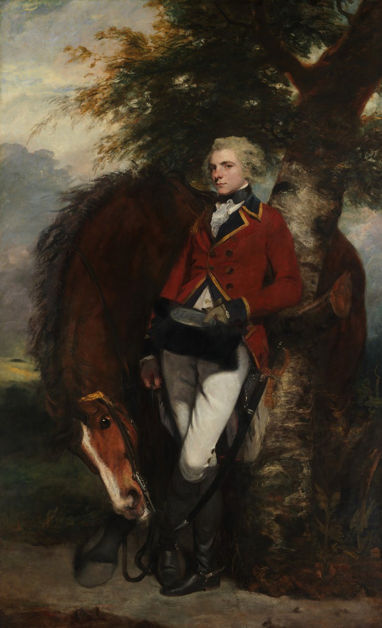 Kapitán George K. H. Coussmaker 1759-1801, 1782. od Joshua Reynolds
