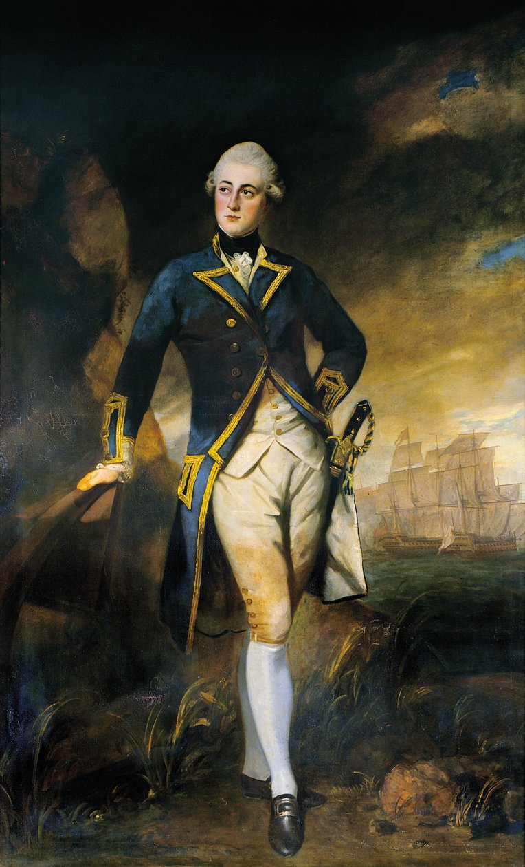 Kapitán lord Robert Manners od Joshua Reynolds
