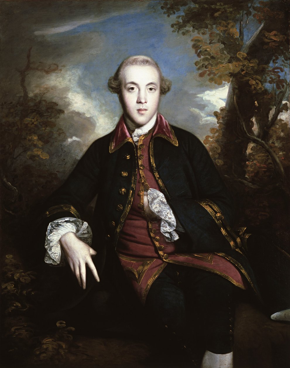 Charles Brandling (olej na plátně) od Joshua Reynolds