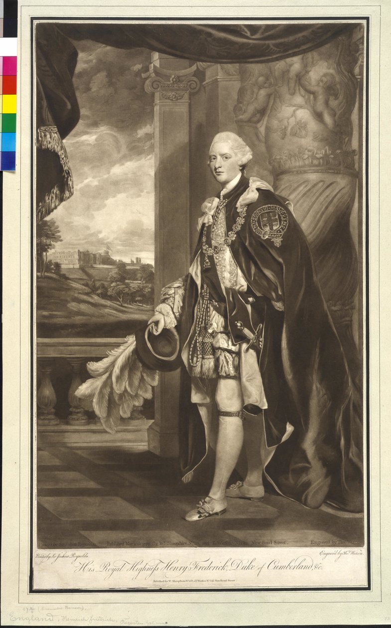 Vévoda z Cumberlandu a Strathearnu Henry Frederick od Joshua Reynolds