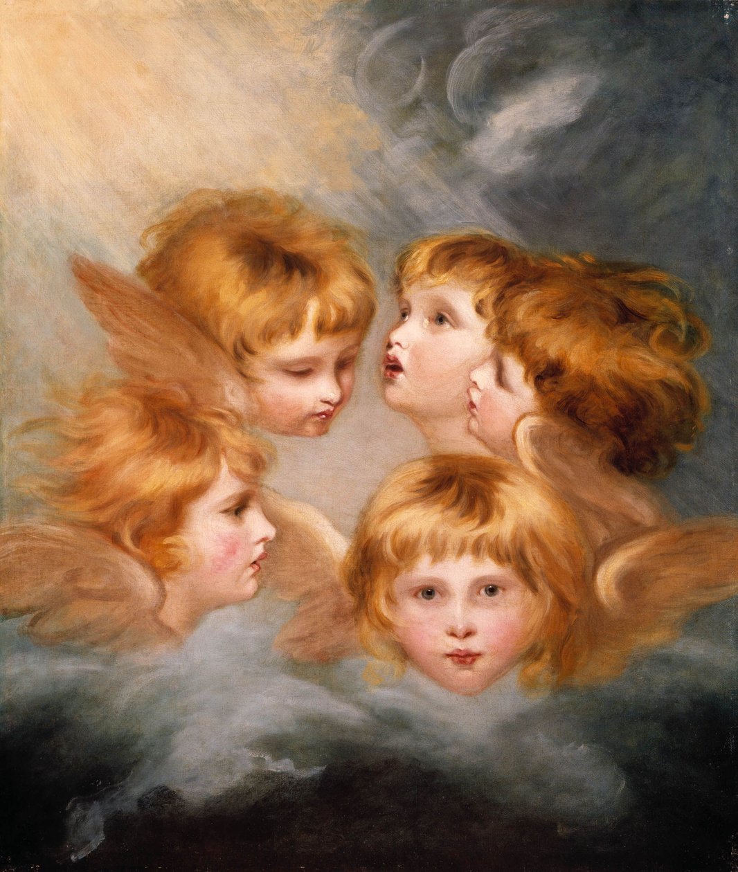 Andělské hlavy: Frances Gordonová od Joshua Reynolds