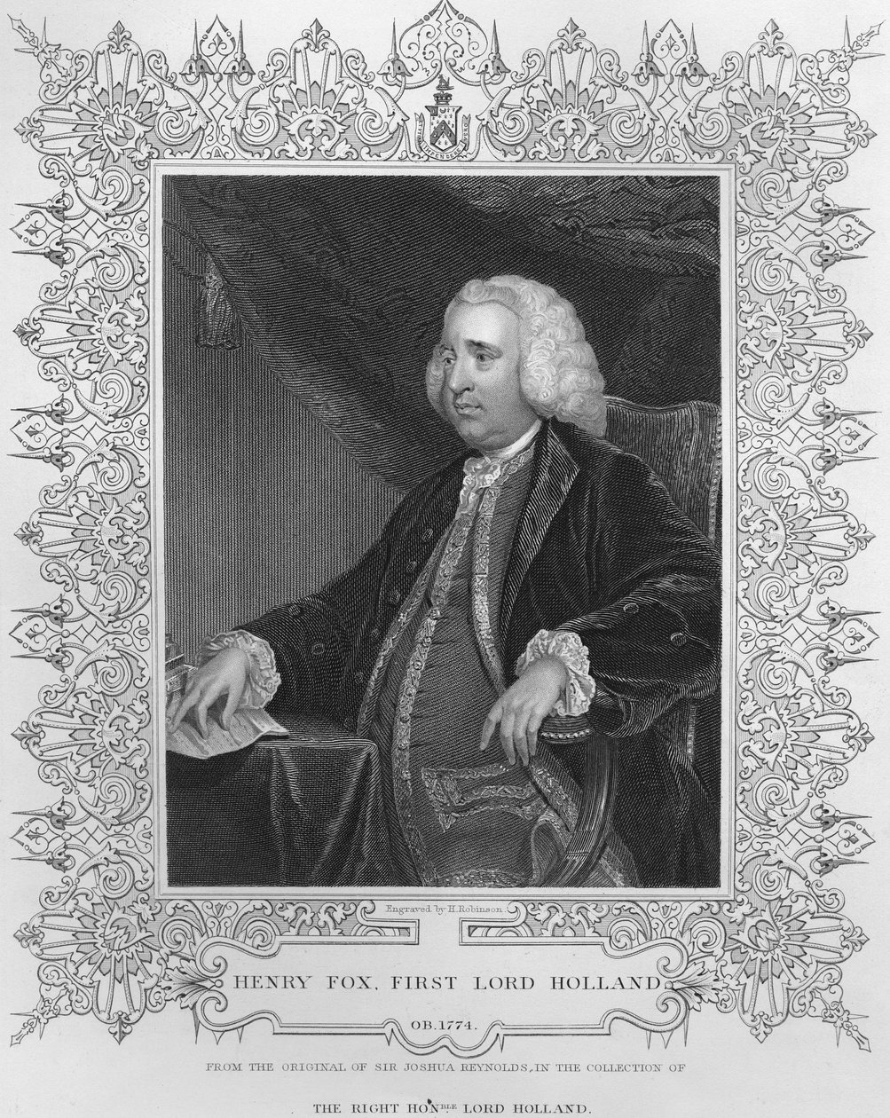 Henry Fox, první baron Holland od Joshua Reynolds
