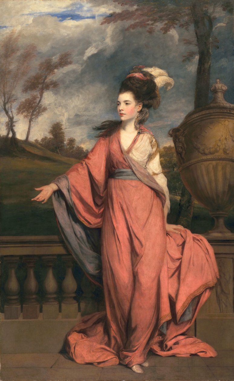 Jane Flemingová, později hraběnka z Harringtonu, kolem 1778-79 (olej na plátně) od Joshua Reynolds