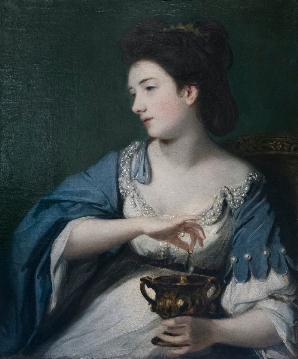 Kitty Fisher jako Kleopatra od Joshua Reynolds