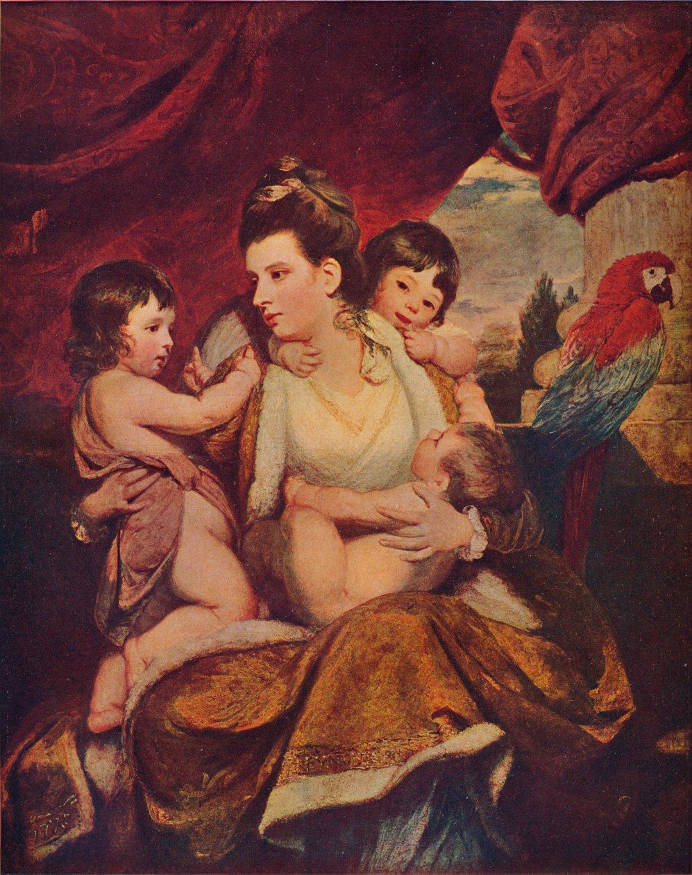Lady Cockburn a její tři nejstarší synové, 1773, 1907 od Joshua Reynolds