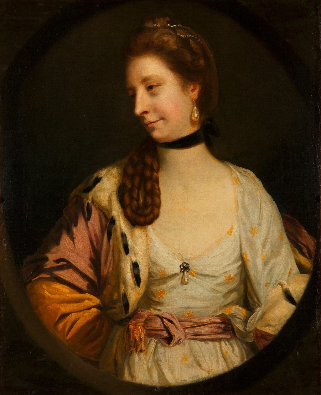 "Lady Sondes"" Malba sira Joshuy reynoldse (1732-1792) - 1764 - Olej na plátně Rozměr 76,4 x 60,3 cm Museo Lazaro Galdiano, Madrid od Joshua Reynolds