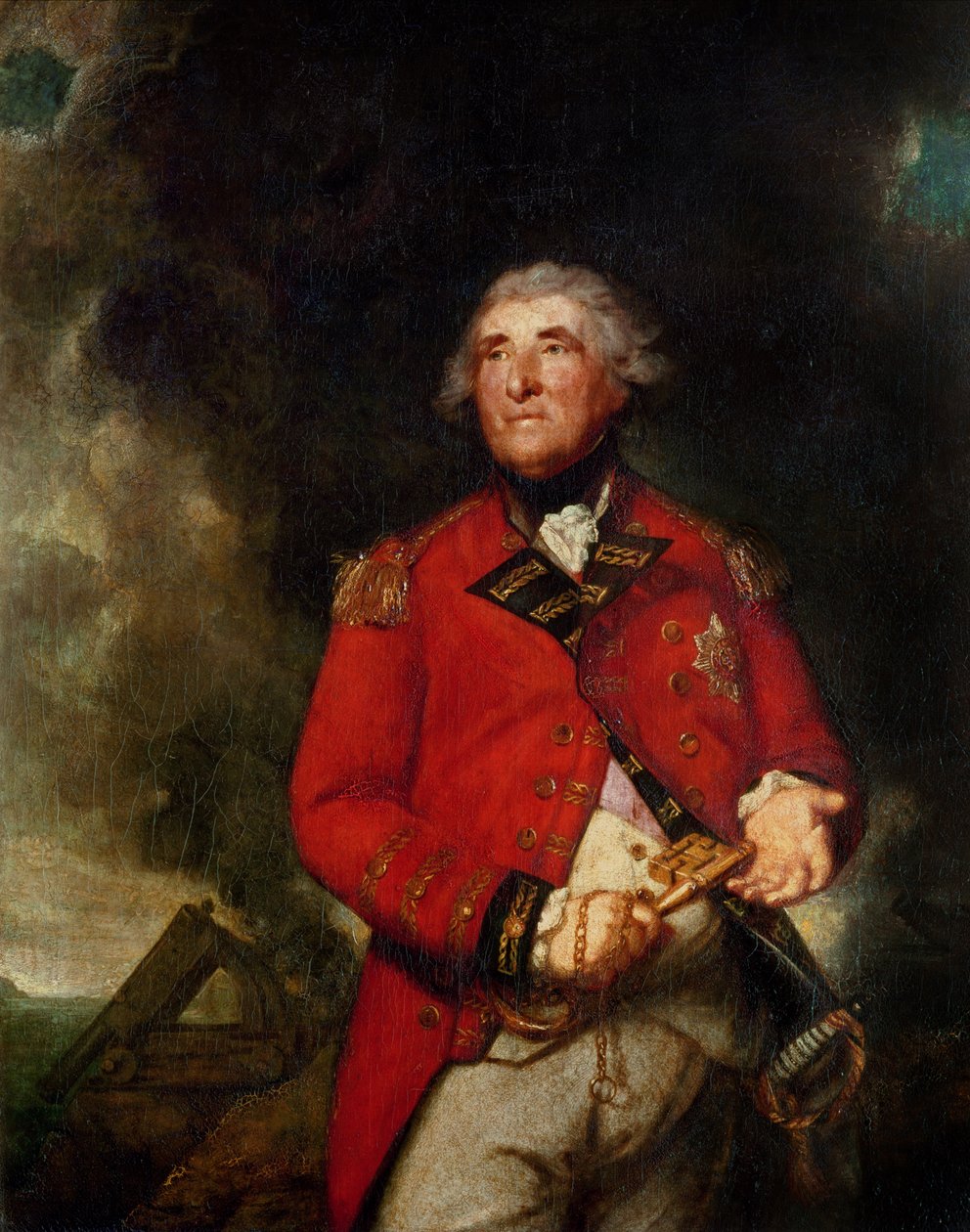 Lord Heathfield (1717-90) guvernér Gibraltaru během obléhání v letech 1779-83, 1787 od Joshua Reynolds
