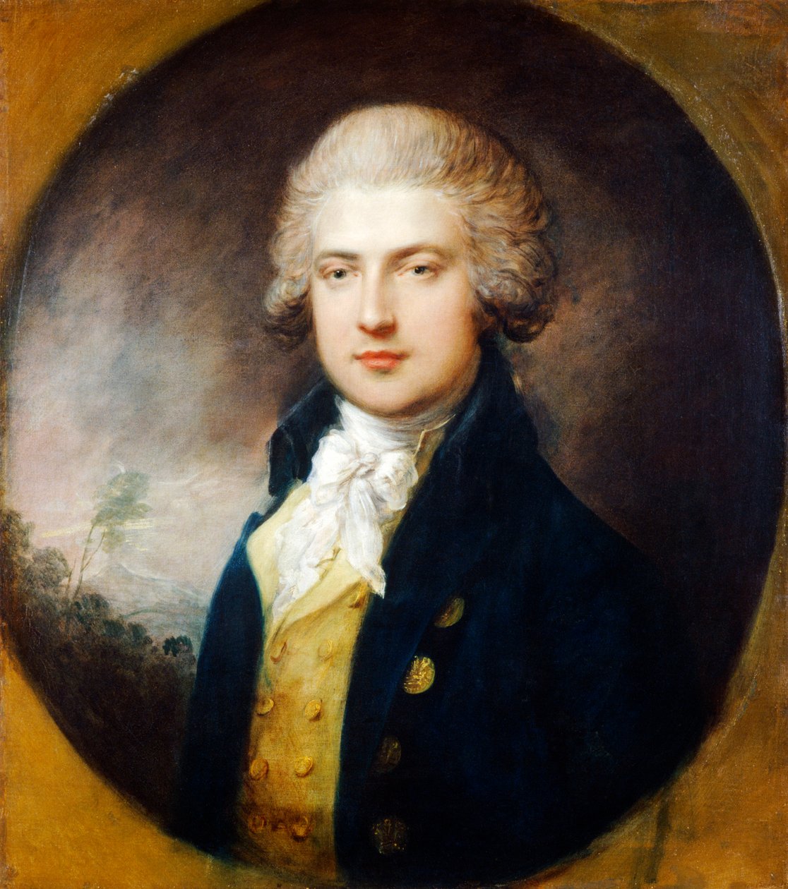 Mies Prince of Walesissa Livery (öljy kankaalle) od Joshua Reynolds