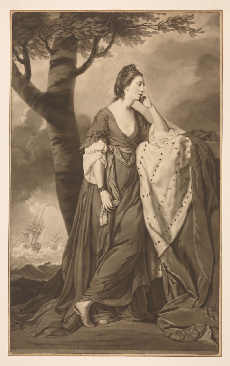 Mary Bertie, vévodkyně z Ancasteru a Kestevenu od Joshua Reynolds