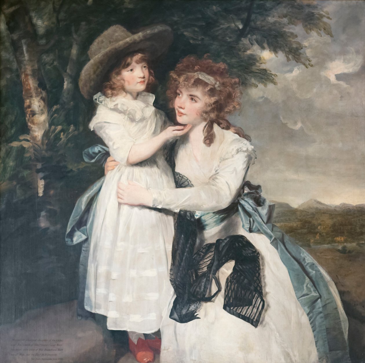 Miss Cocks a její neteř, cca 1790 (olej na plátně) od Joshua Reynolds
