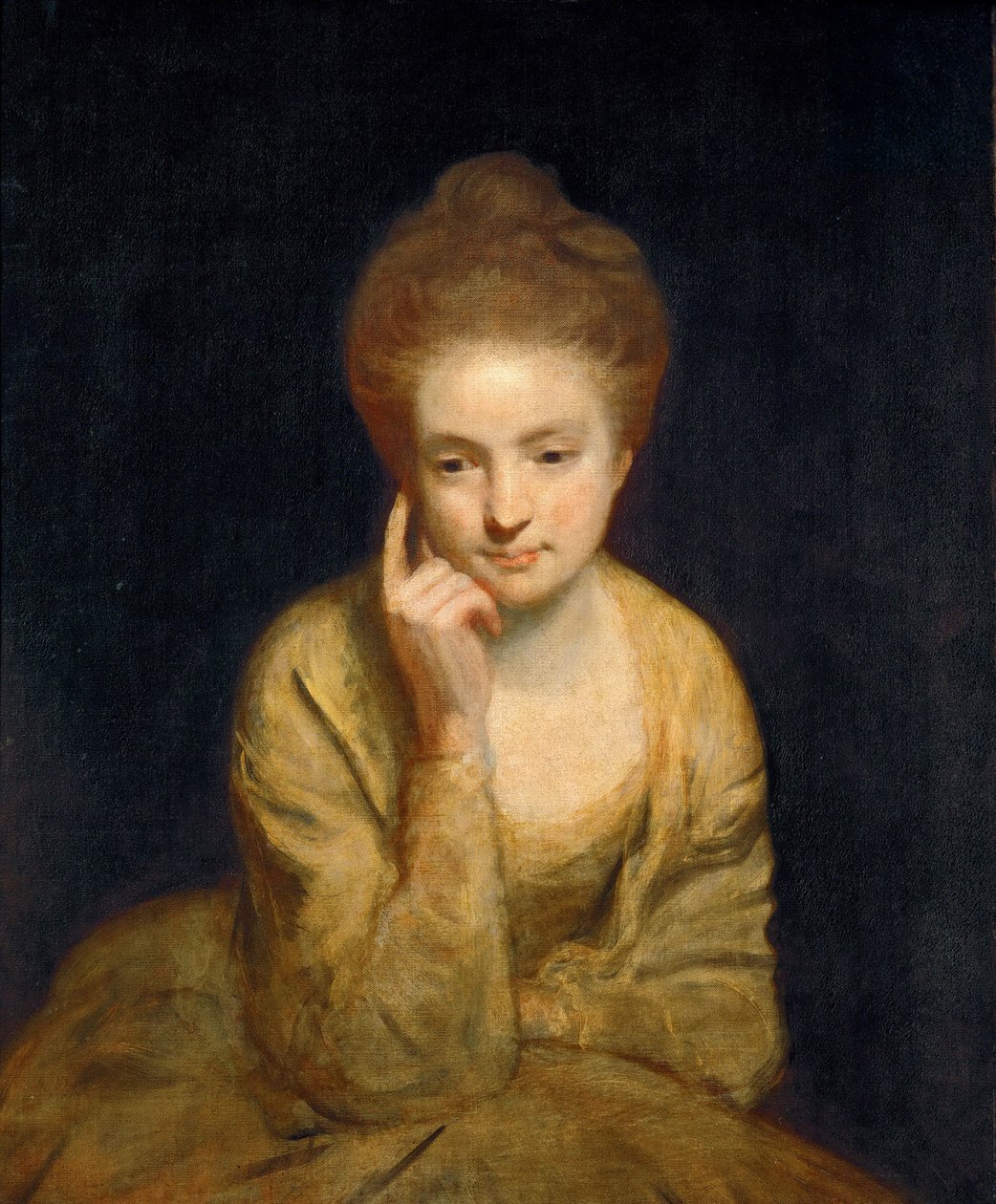 Neoklasicismus: Portrétní studie mladé dámy par Reynolds, Sir Joshua (1732-1792) od Joshua Reynolds