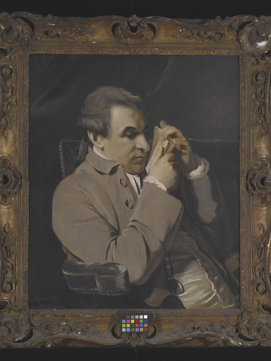Portrét Josepha Barettiho (olej na plátně) od Joshua Reynolds