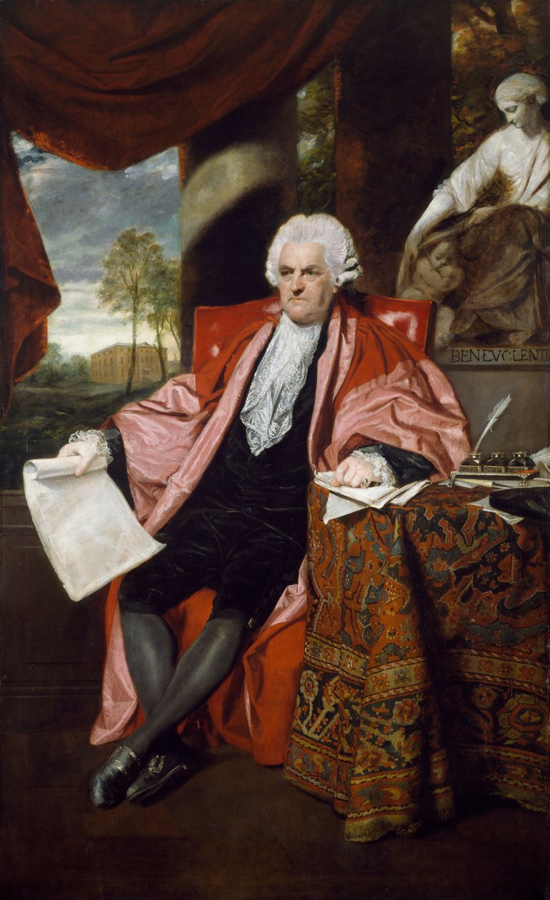 Portrét Dr. Johna Ashe od Joshua Reynolds