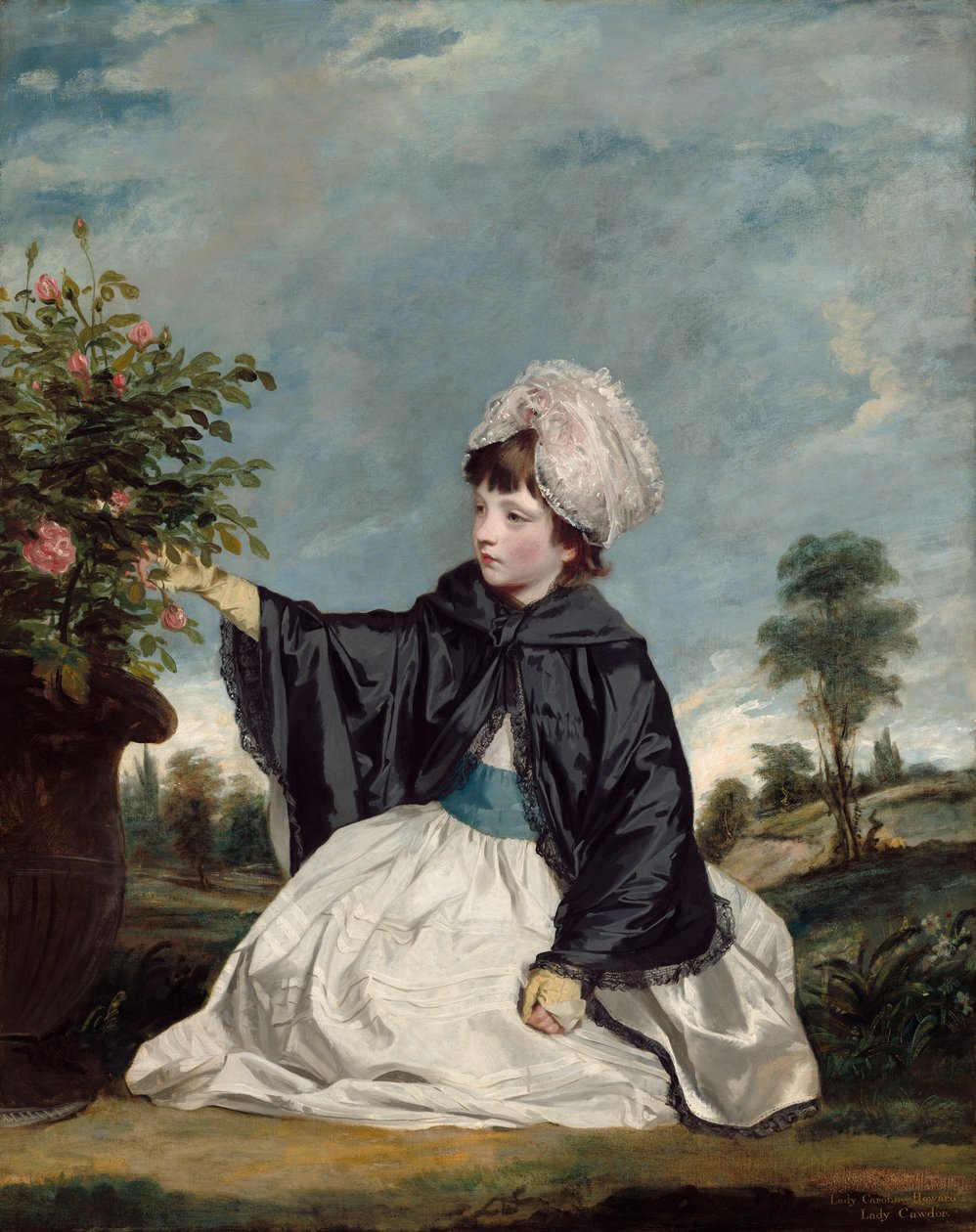 Portrét Lady Caroline Howardové od Joshua Reynolds