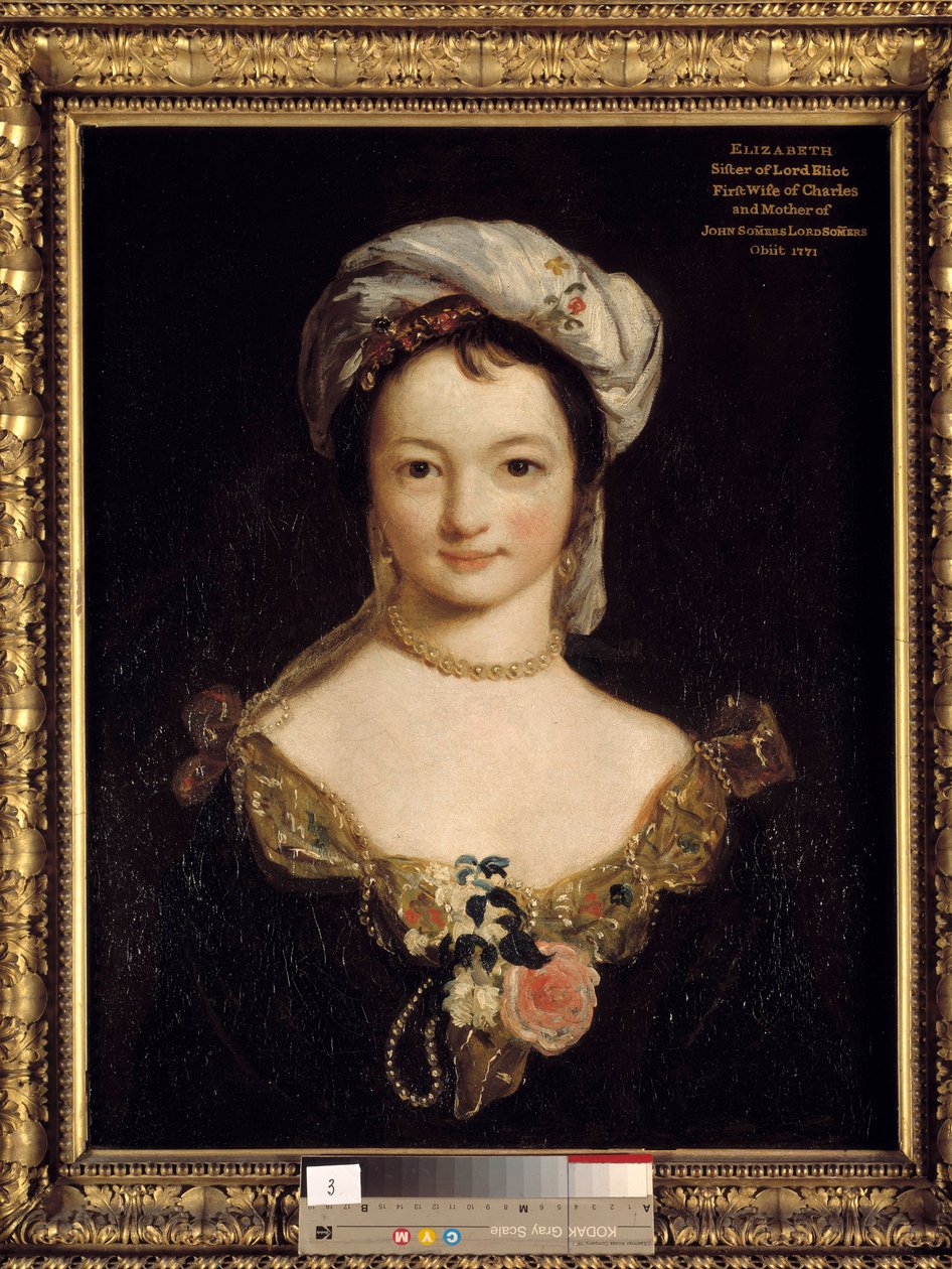 Obraz portrét slečny Elisabeth Eliot od Joshuy Reynoldse (1723-1792) od Joshua Reynolds