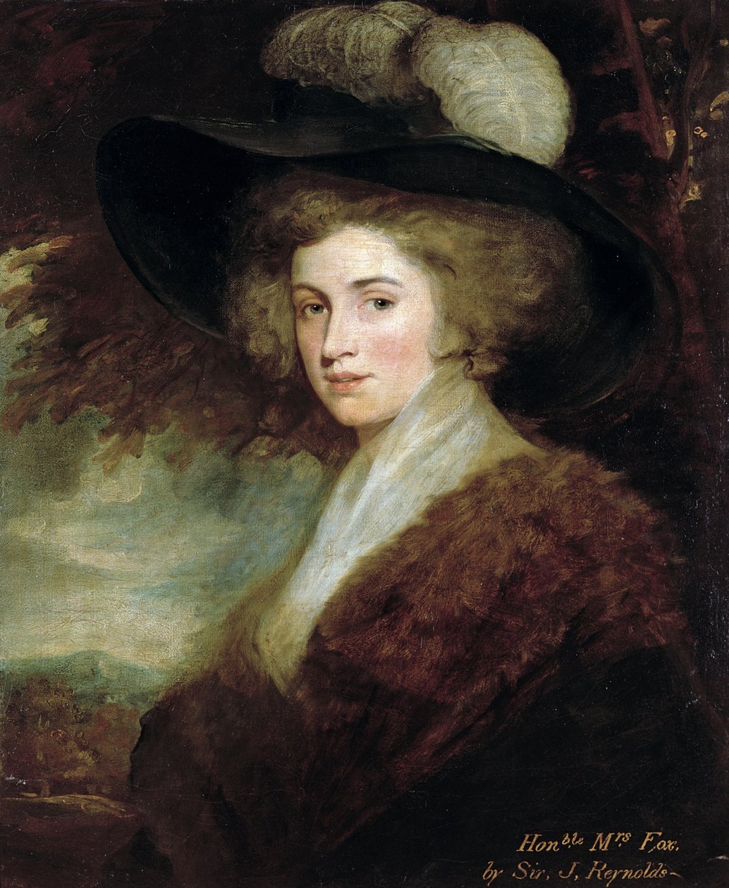 Portrét paní Charles James Fox, 1784-9 od Joshua Reynolds
