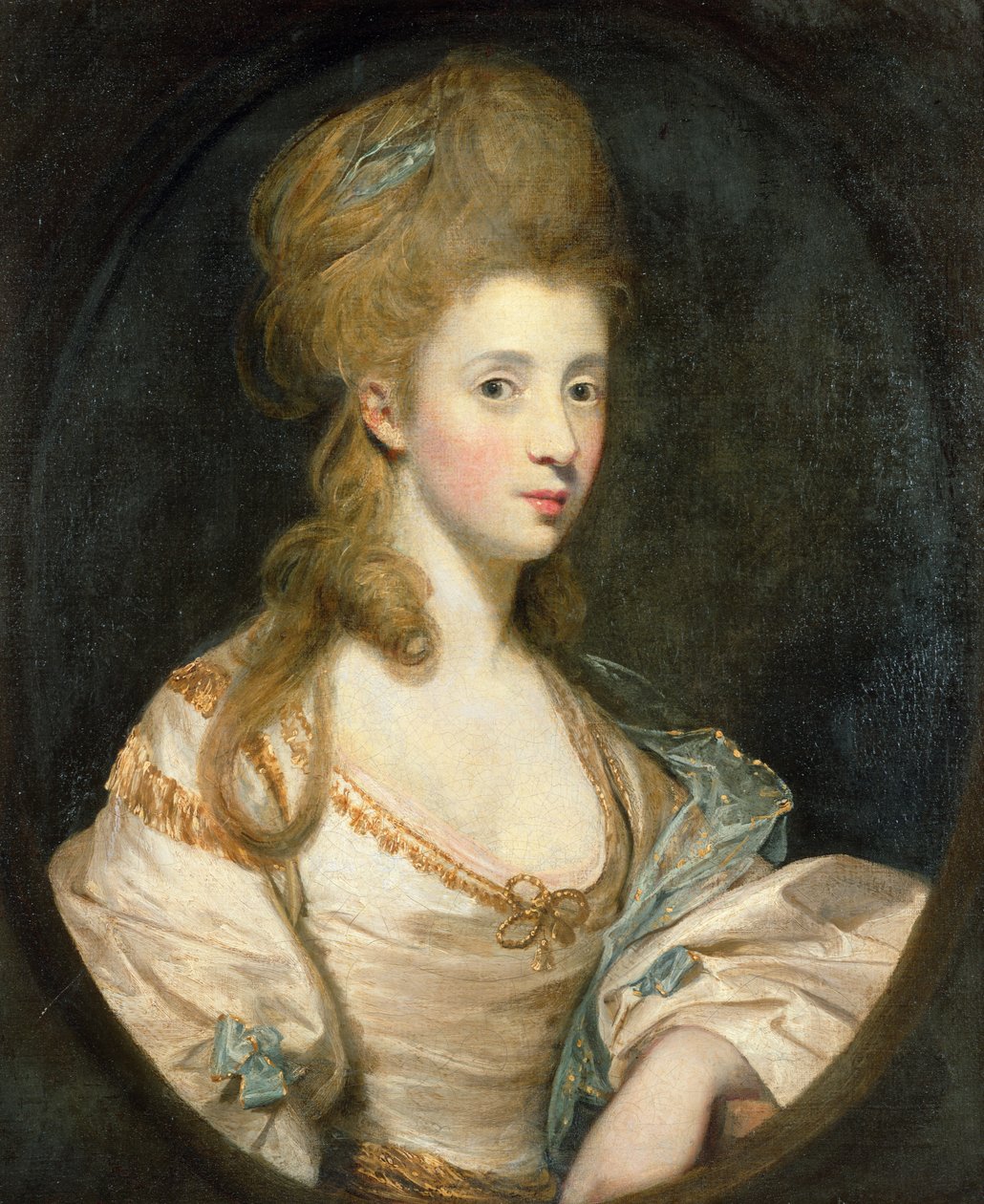 Portrét paní John Mussters c.1777-80 od Joshua Reynolds