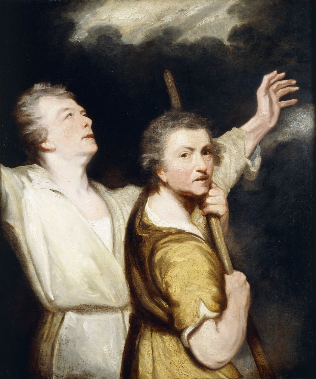 Portrét umělce a Thomase Jervaise jako zbožňujících pastýřů, od Joshua Reynolds