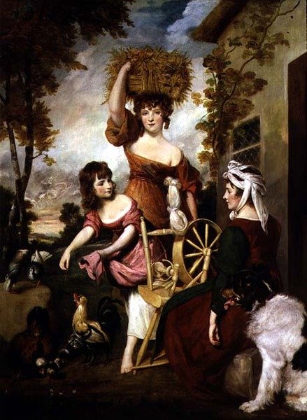 Chalupáři, rodina Machilových (olej na plátně) 1788 od Joshua Reynolds