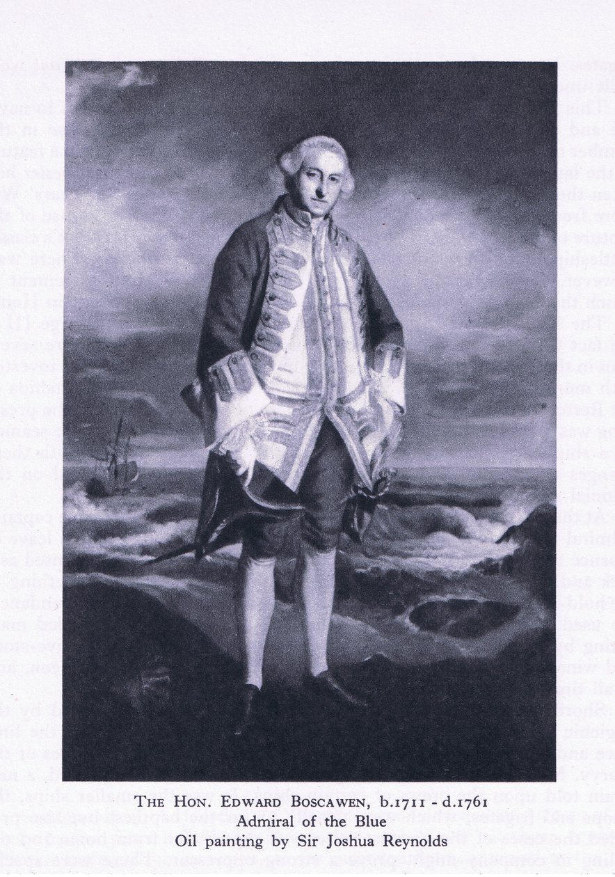 Hon Edward Boscawen, z British Adventure vydané Collinsem, 1947 od Joshua Reynolds