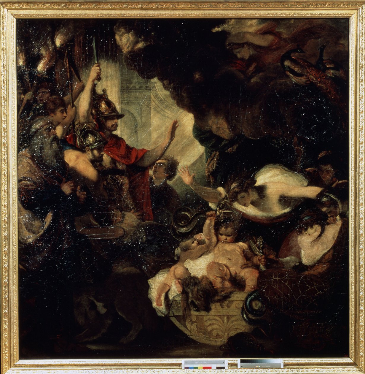 Nemluvně Herkules škrtící hady, 1786-88 od Joshua Reynolds