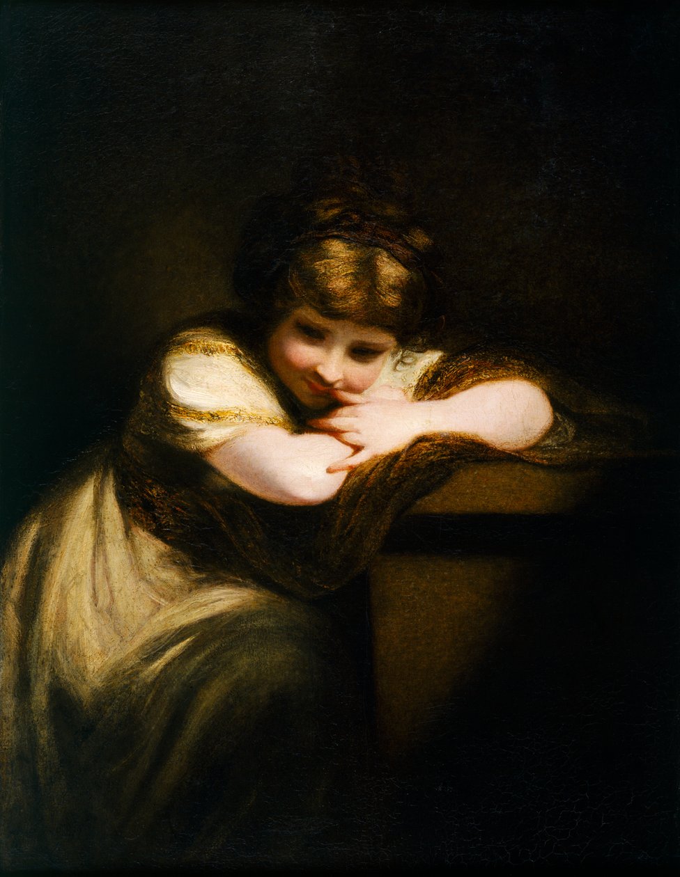 Naurava tyttö od Joshua Reynolds
