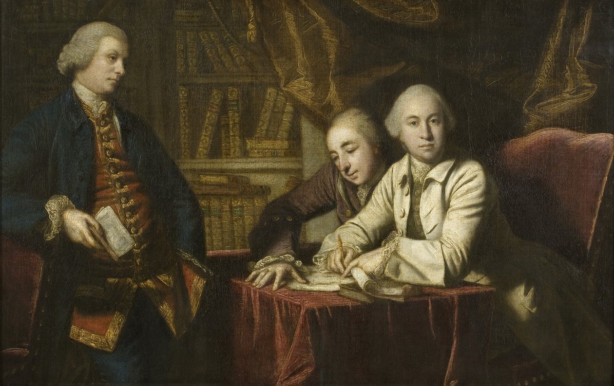 Večírek mimo město, kolem roku 1759 od Joshua Reynolds