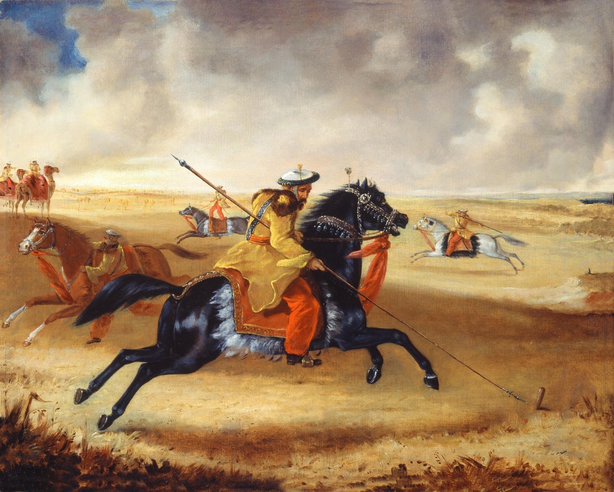 Skinners Horse at Exercise, c.1840 od Joshua Reynolds Gwatkin