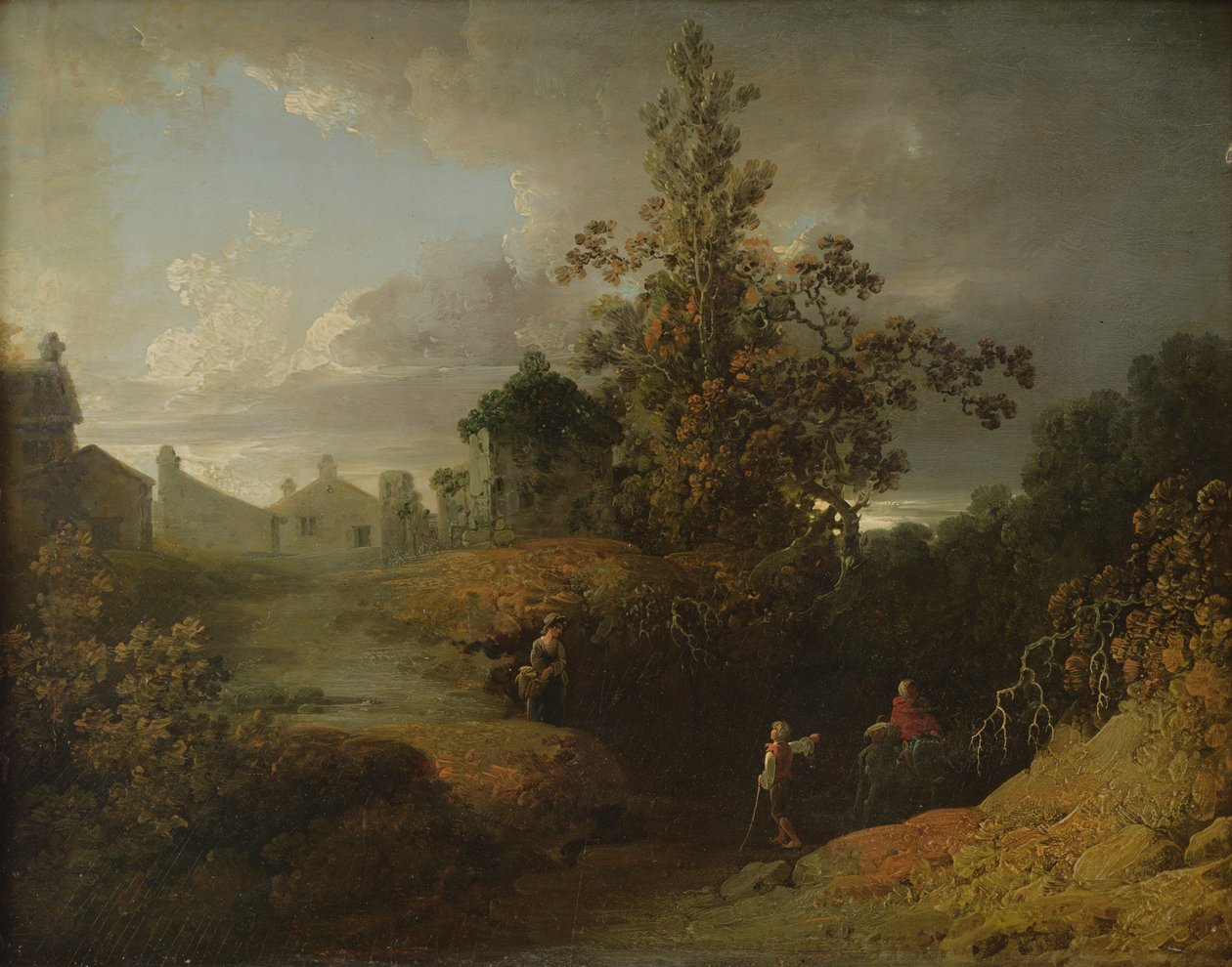 Nový mlýn, 1809 od Joshua H. Shaw