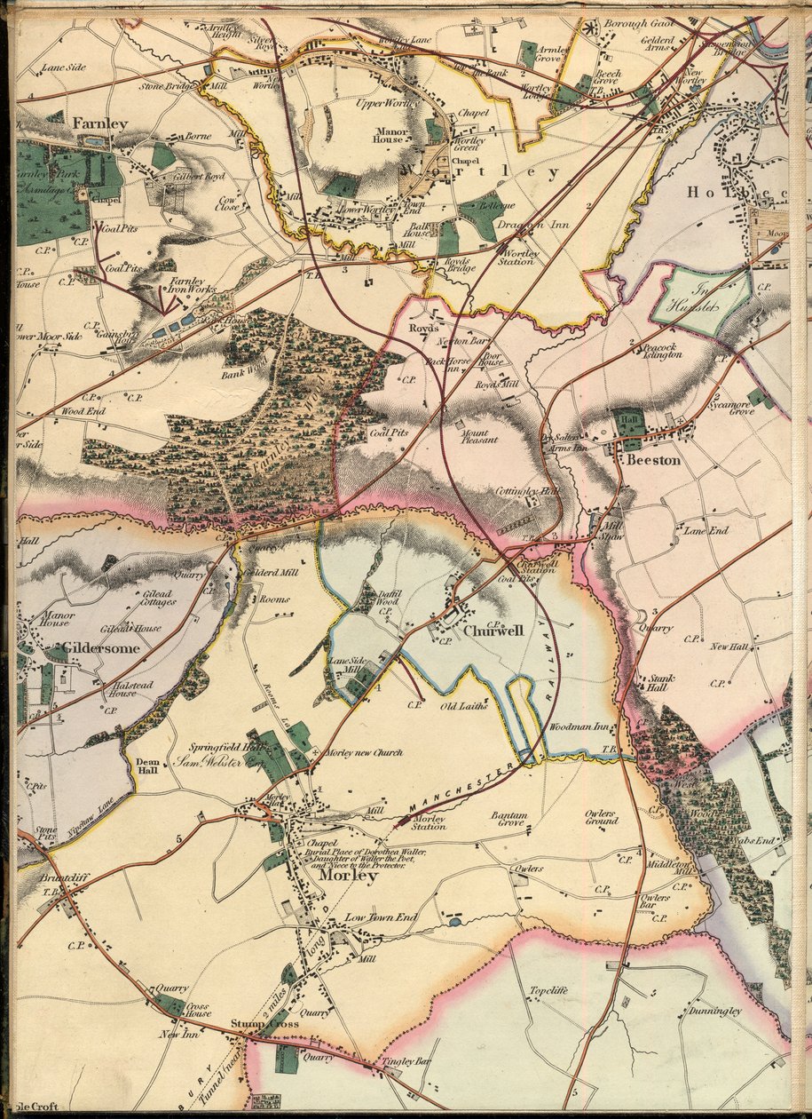 C3, Wortley, Farnley, Holbeck, Beeston, Churwell  Gildersome od Joshua Thorp