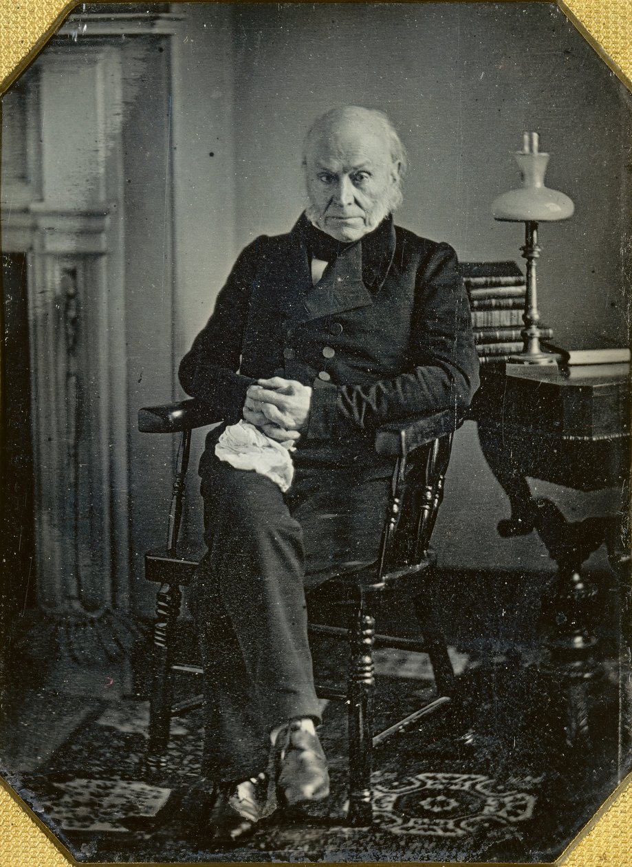 John Quincy Adams, ca. 1850. Tvůrci: Josiah Johnson Hawes, Albert Sands Southworth. od Josiah Johnson Hawes, Albert Sands Southworth