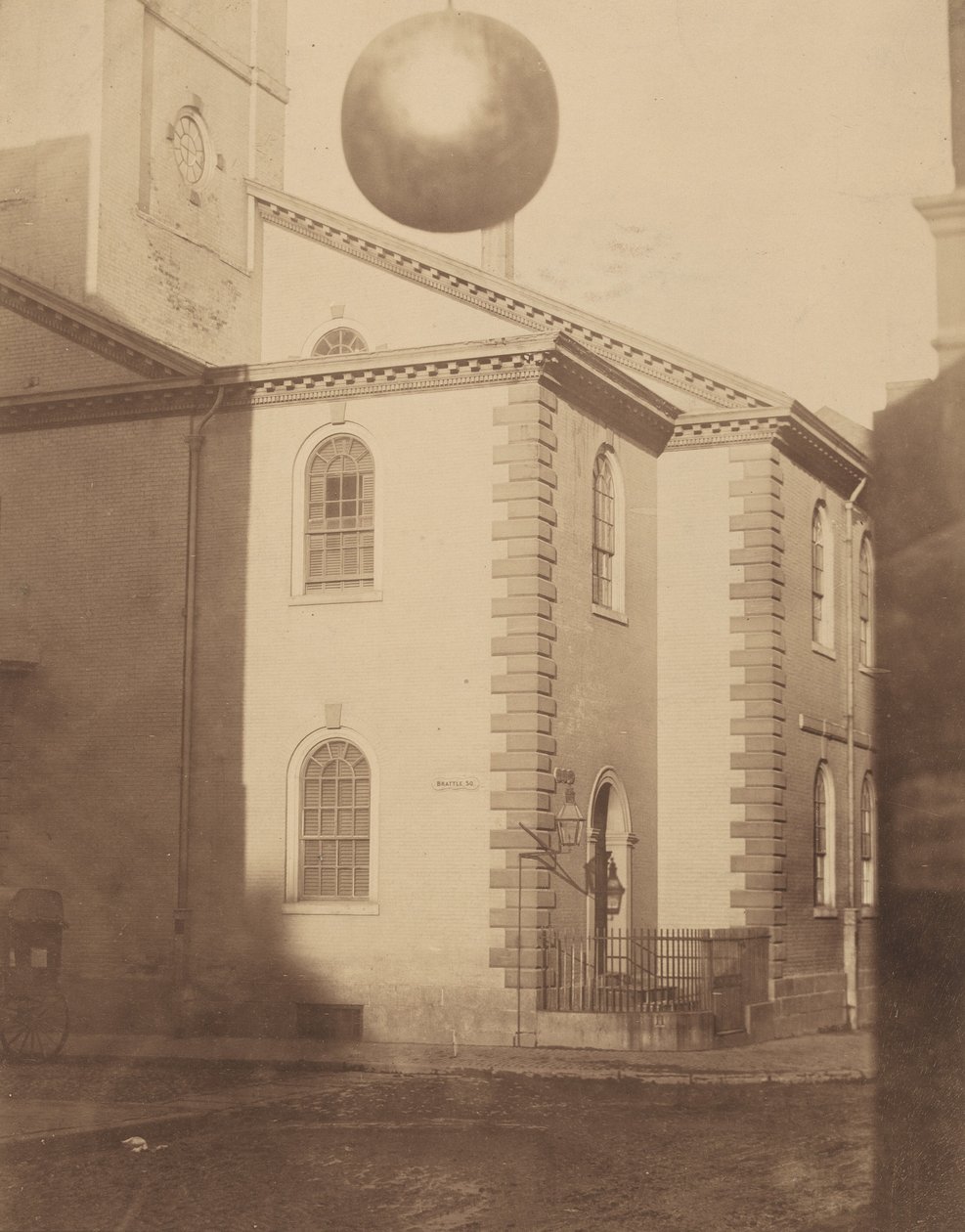 Kostel Brattle Square, 50. léta 19. století (foto) od Josiah Johnson Hawes