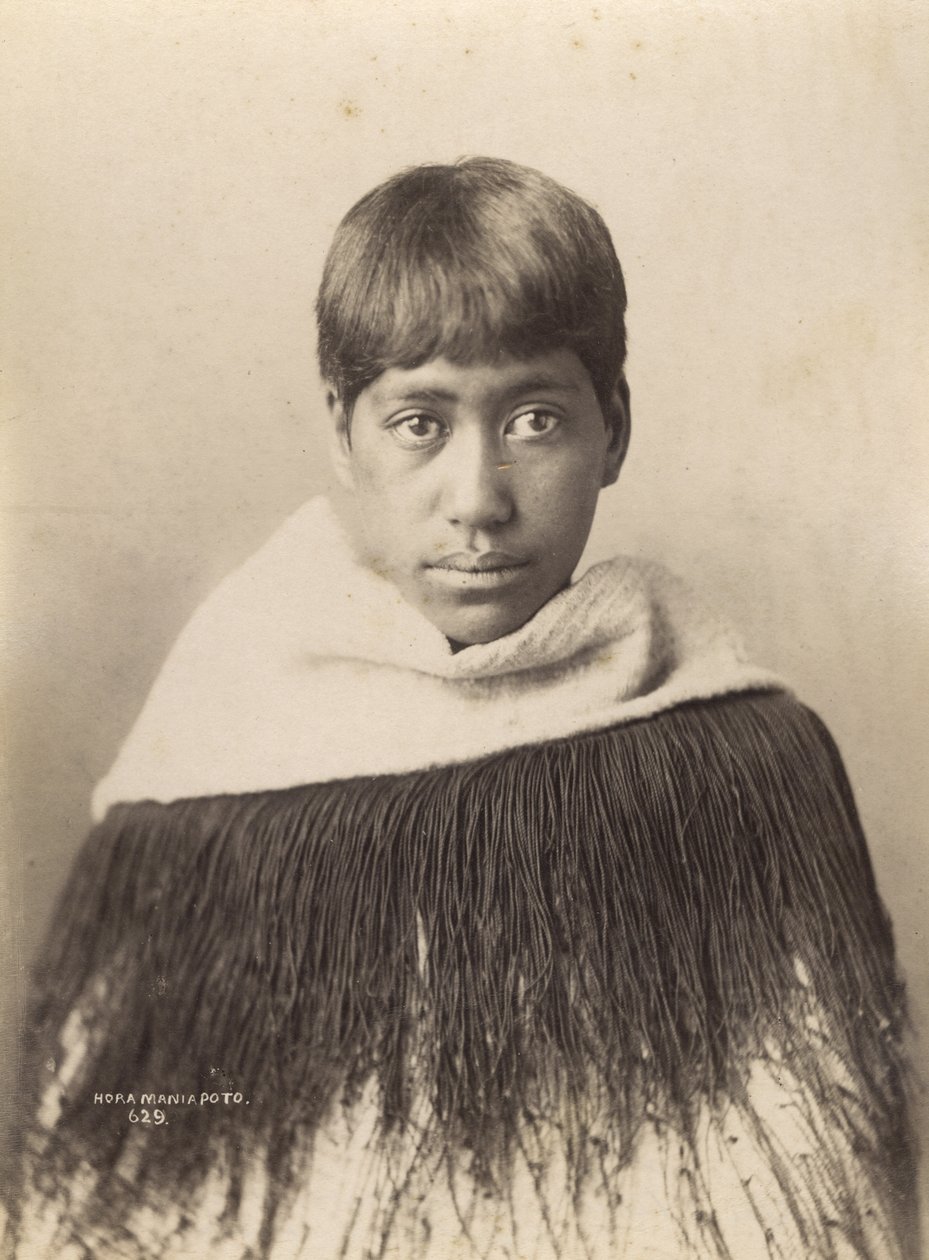 Hora Maniapoto, c.1890 (tisk alba) od Josiah Martin