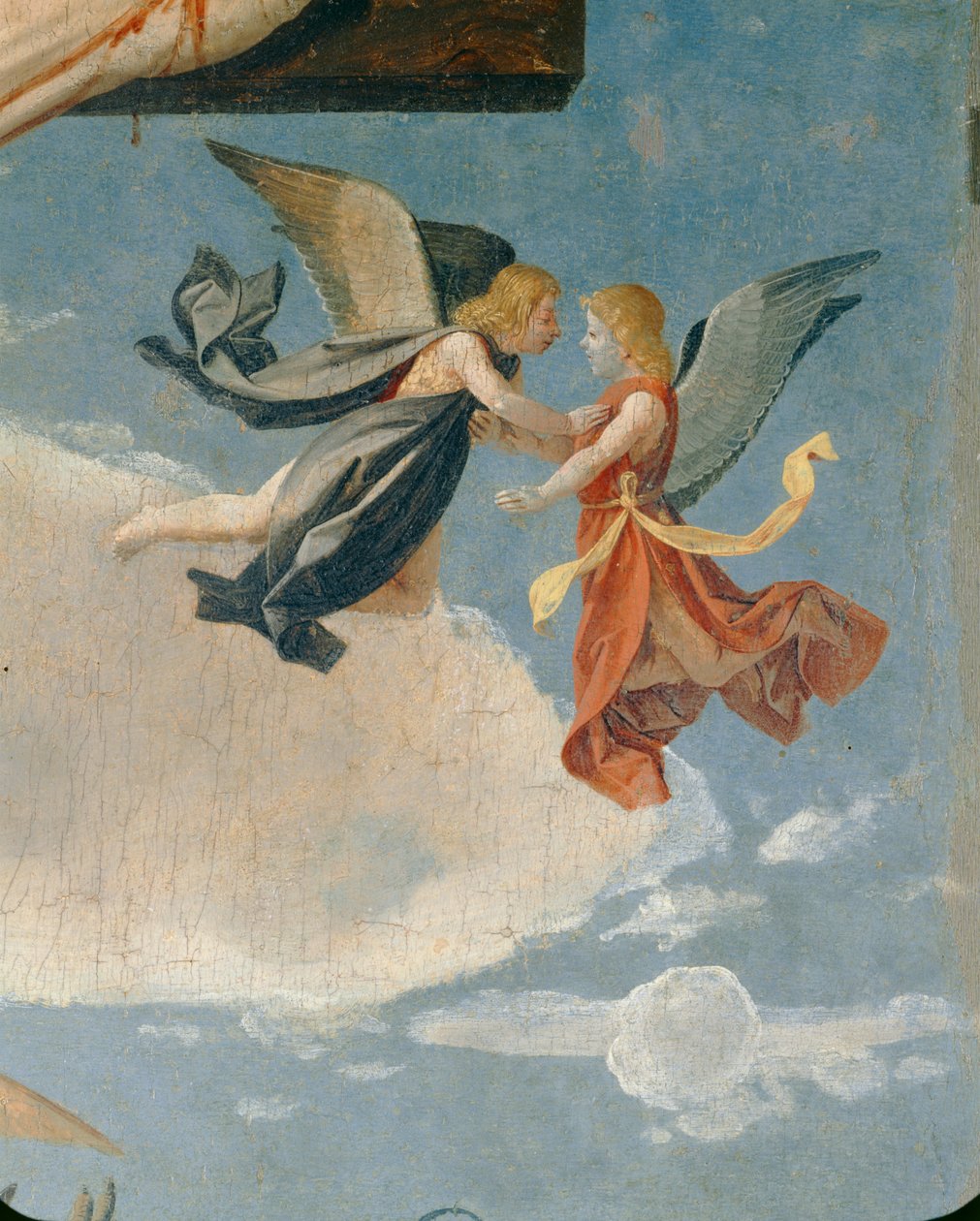 Kalvárie, detail od Josse (fl.1493-1508) Lieferinxe