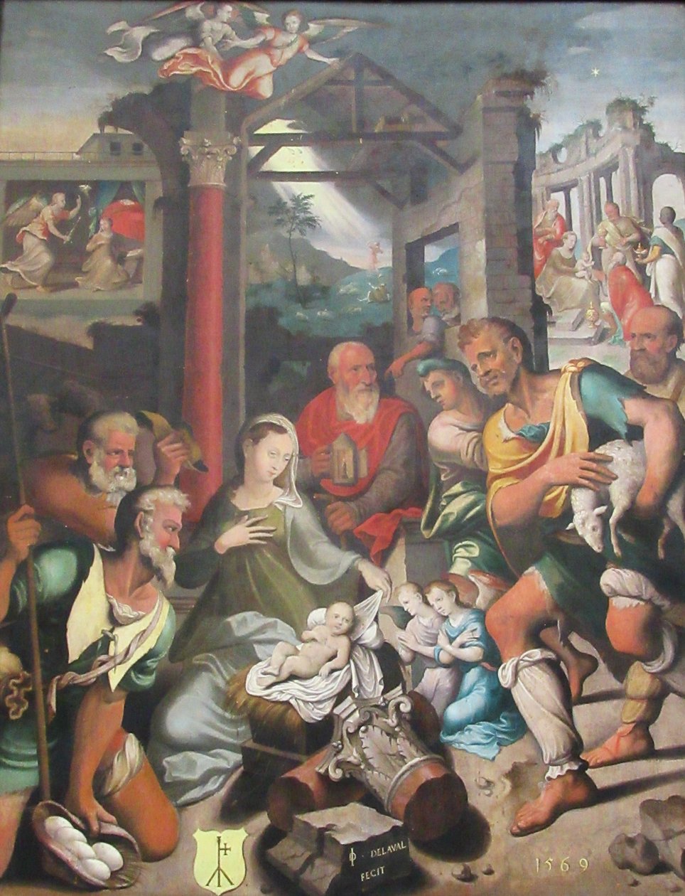 Klanění pastýřů od Jost Delaval