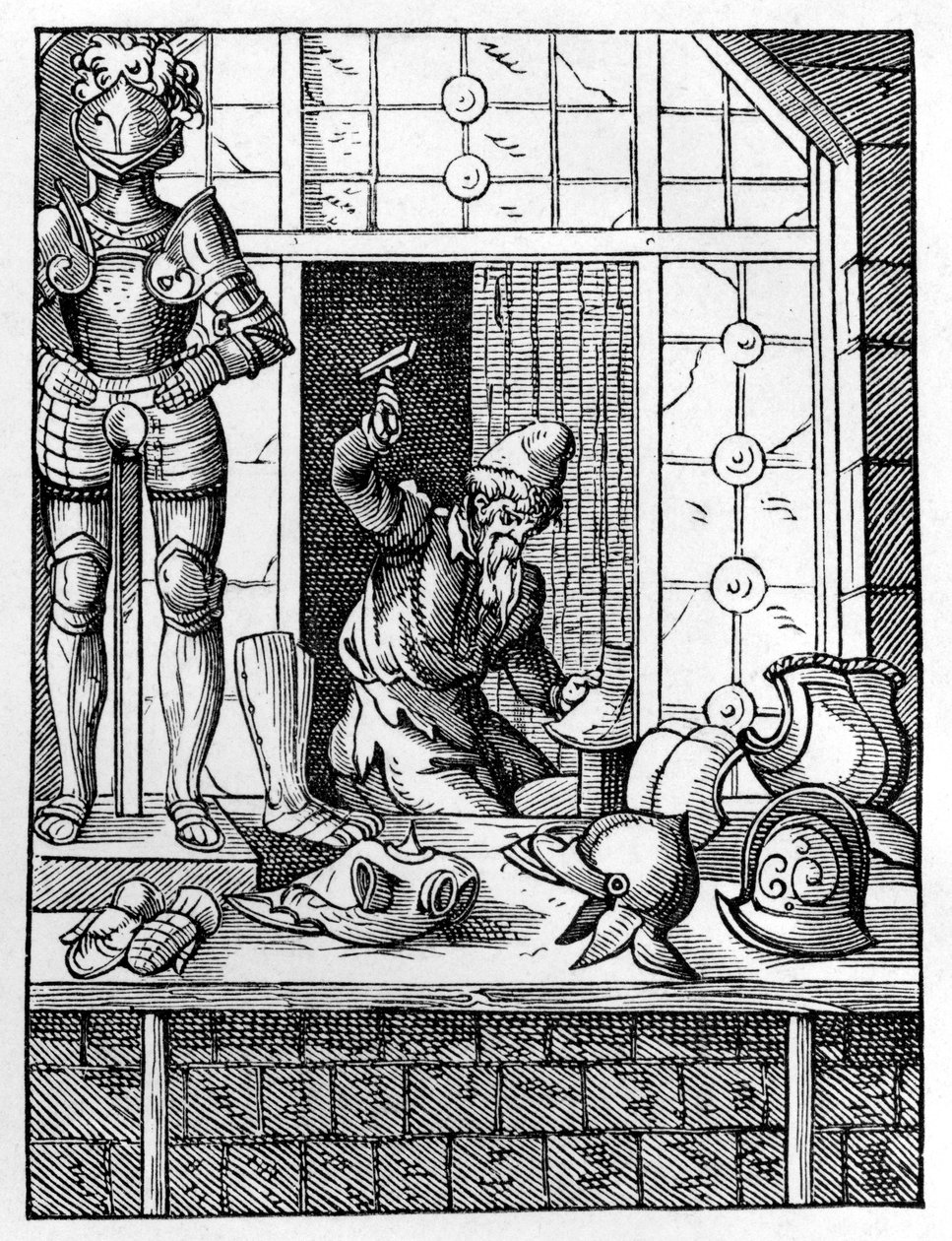 Armourer, c1559-1591 od Jost Amman