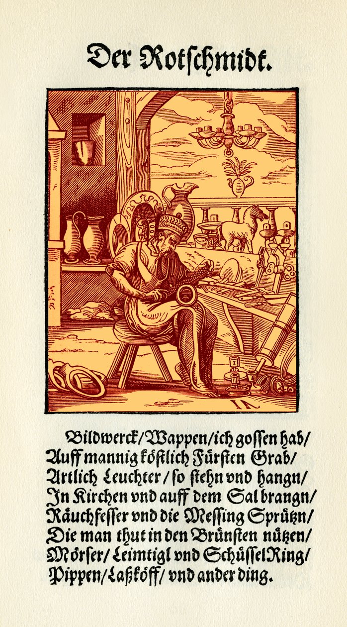 Coppersmith od Jost Amman