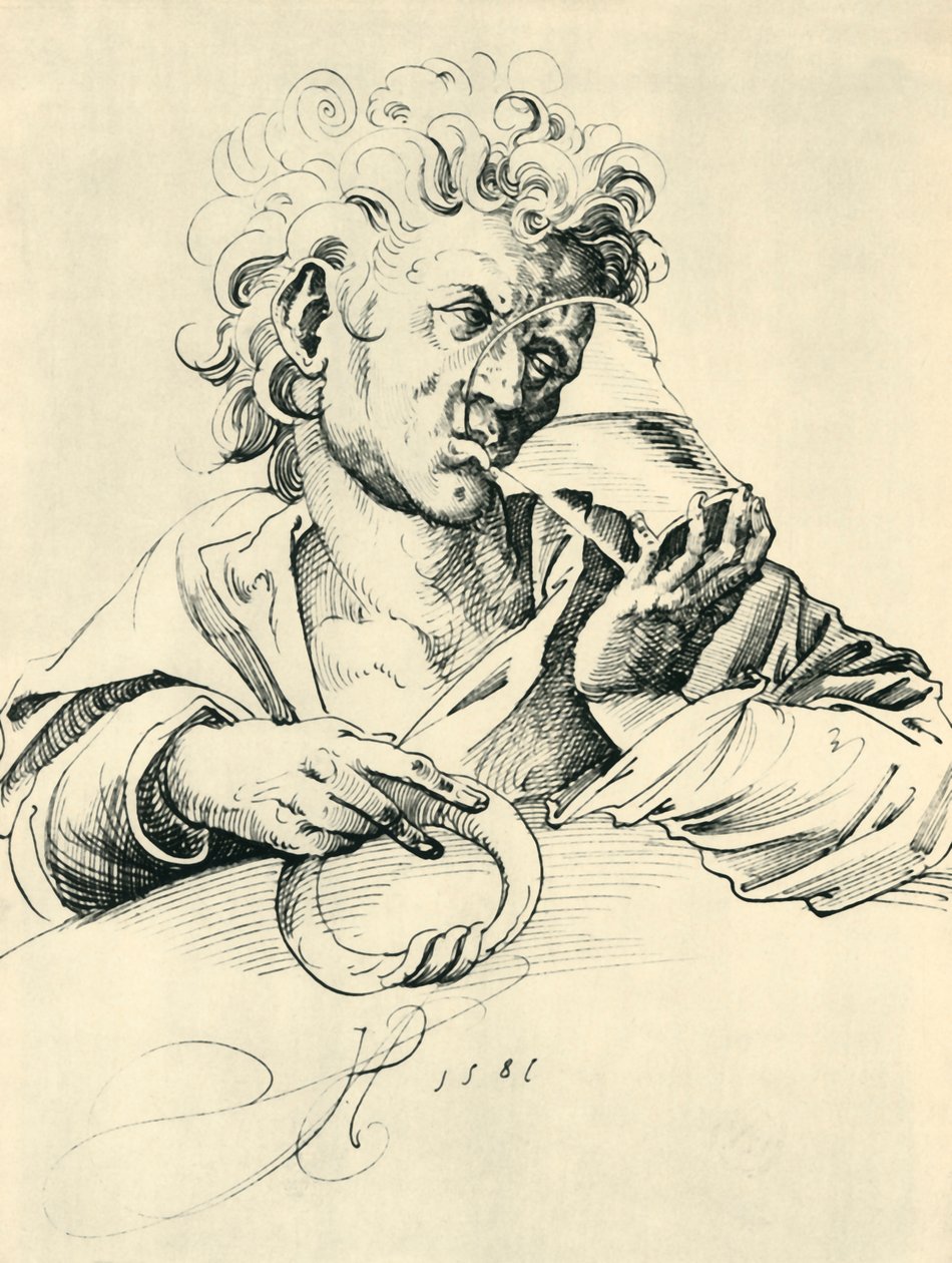 Piják, 1581, 1943. od Jost Amman