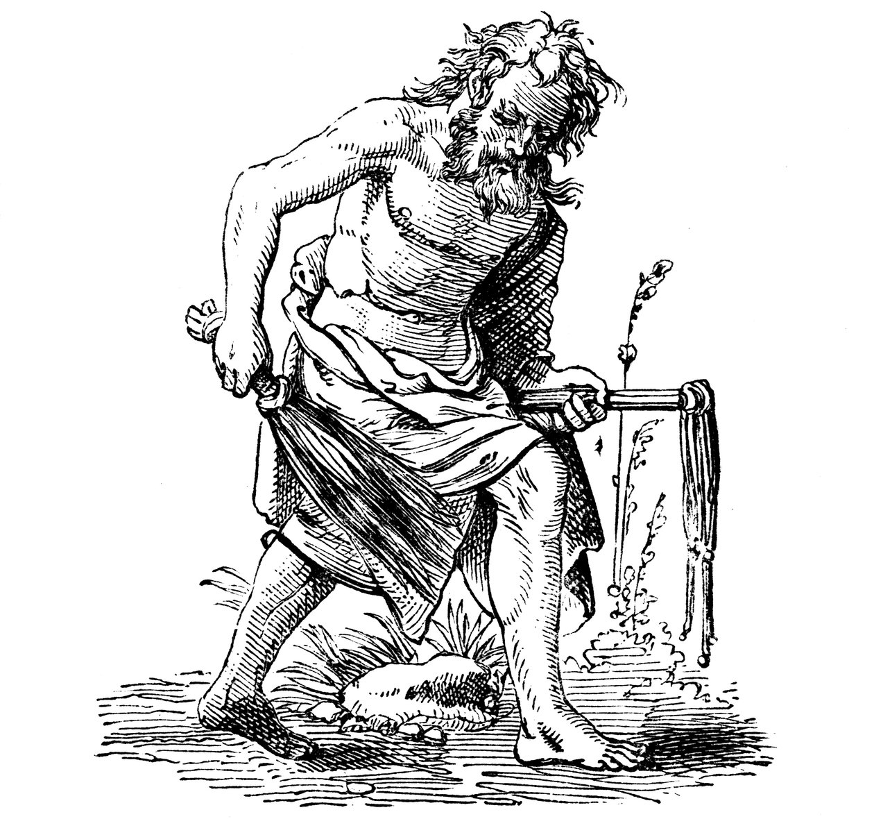 Flagellant, 16. století od Jost Amman