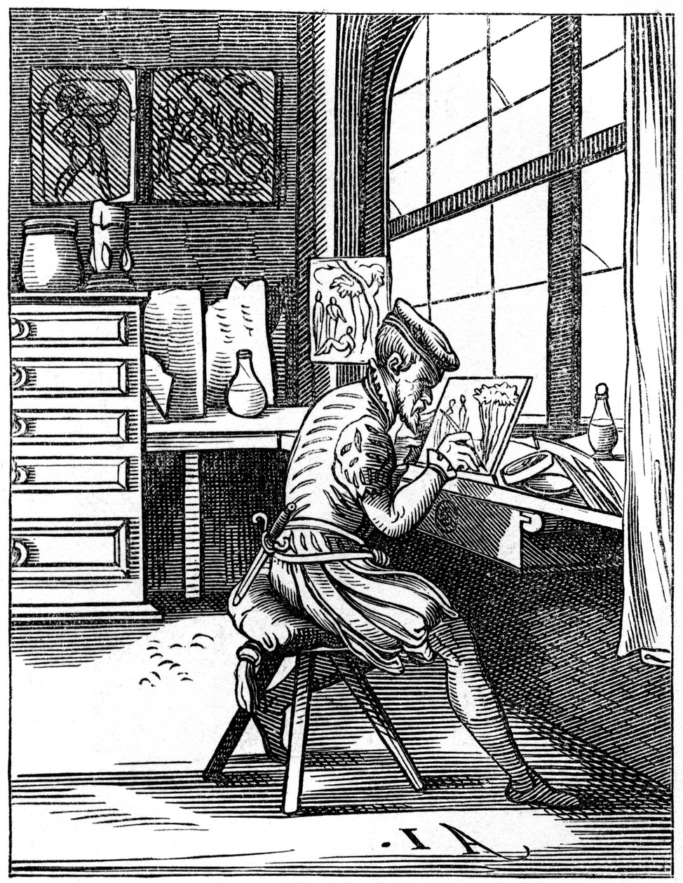 Iluminátor, 16. století 1849. od Jost Amman