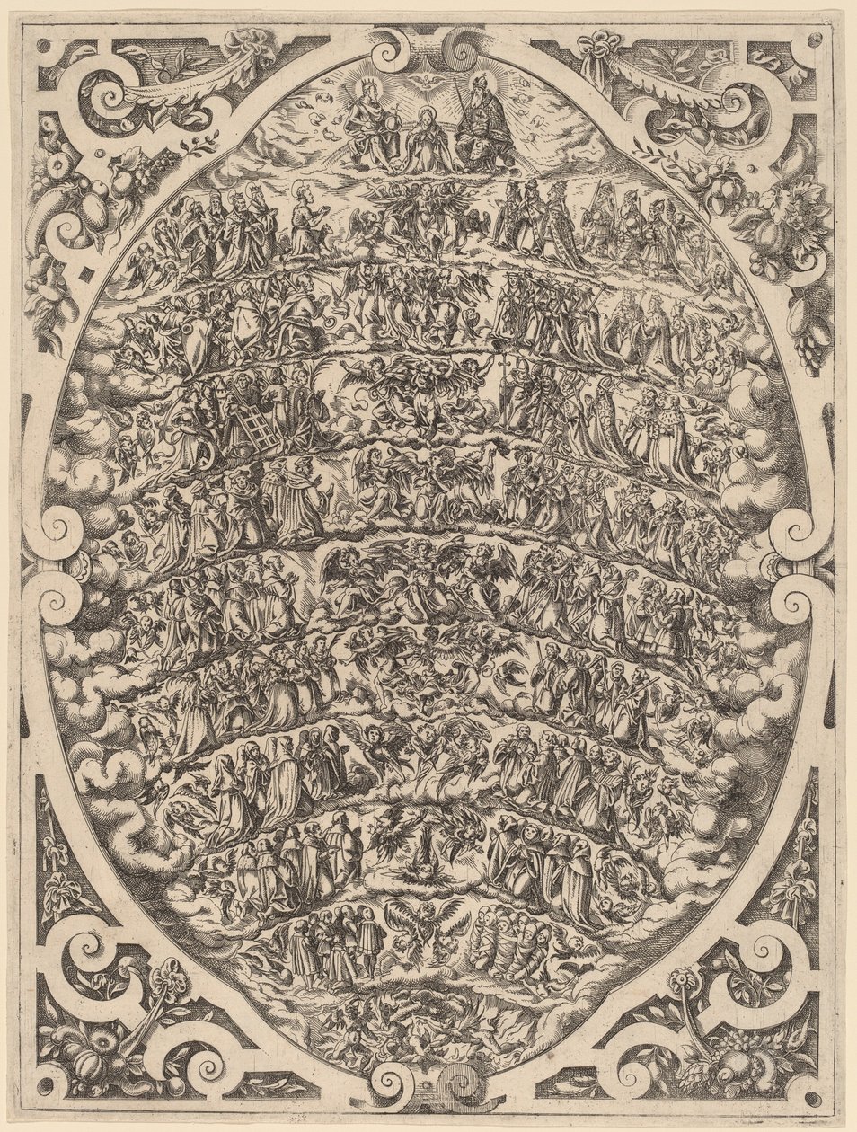 Hierarchie nebes. od Jost Ammon