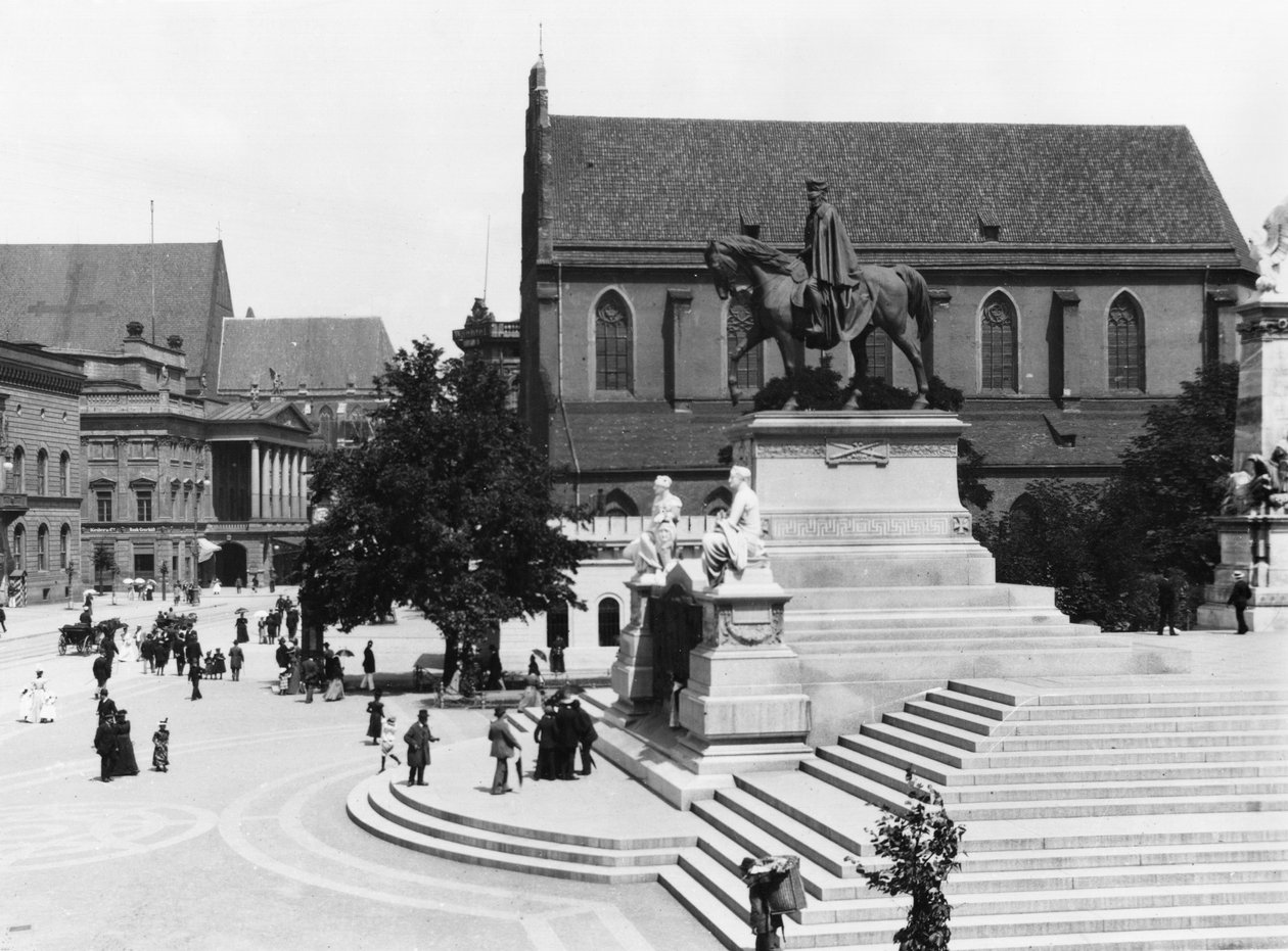 Pohled na Schweidnitz, Breslau (dnešní Wroclaw), Polsko, c.1910 od Jousset