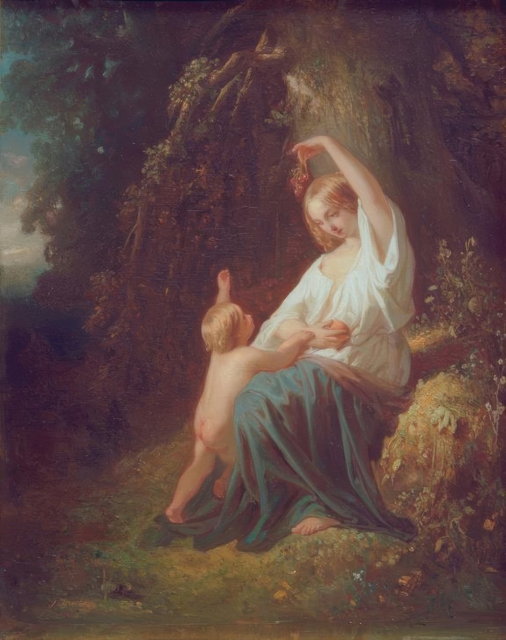 Matka a dítě od Jozef Israëls