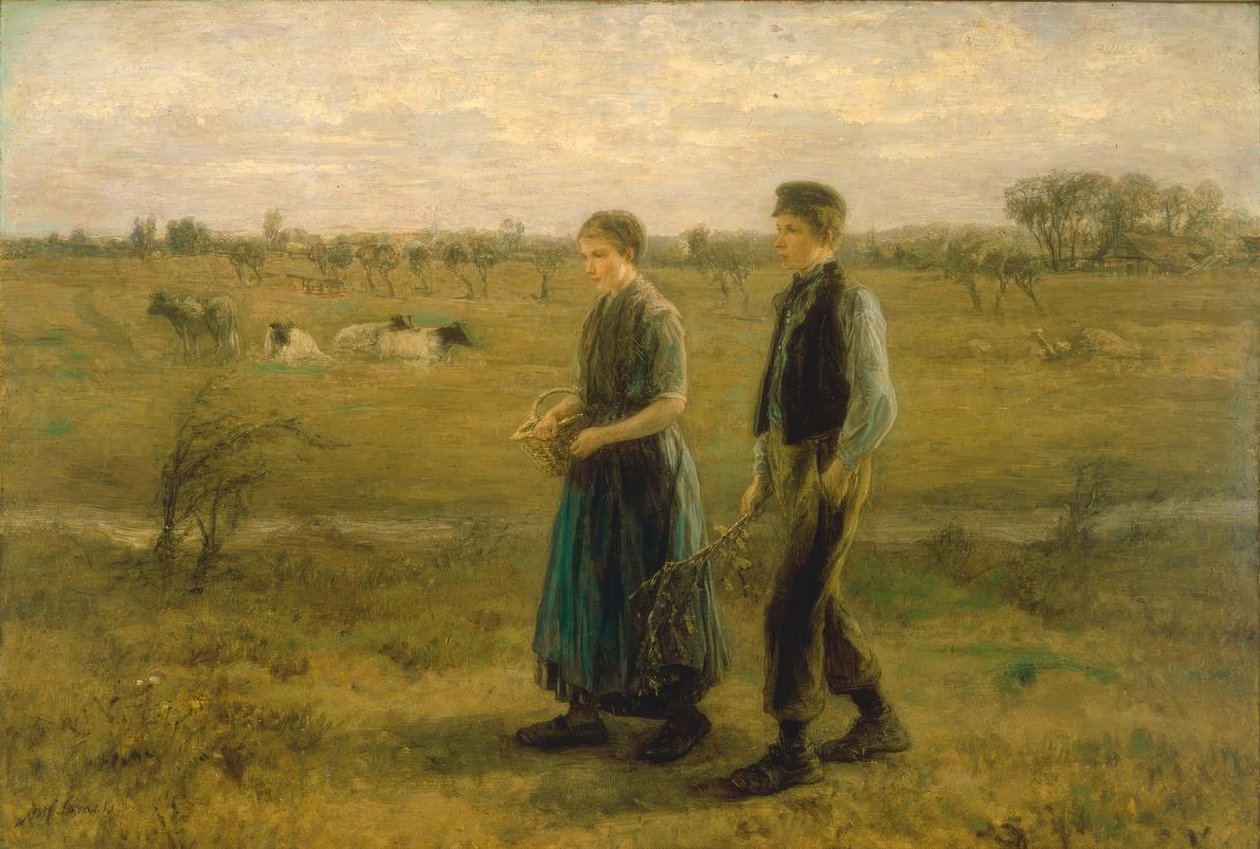 Stydlivá láska od Jozef Israëls